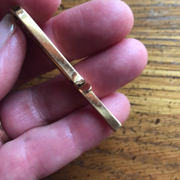 Vintage gold tie clip - Picture 4 of 7